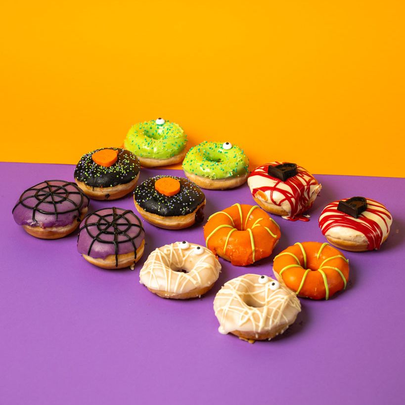 Boîte cadeau mini donut d'Halloween (VG)