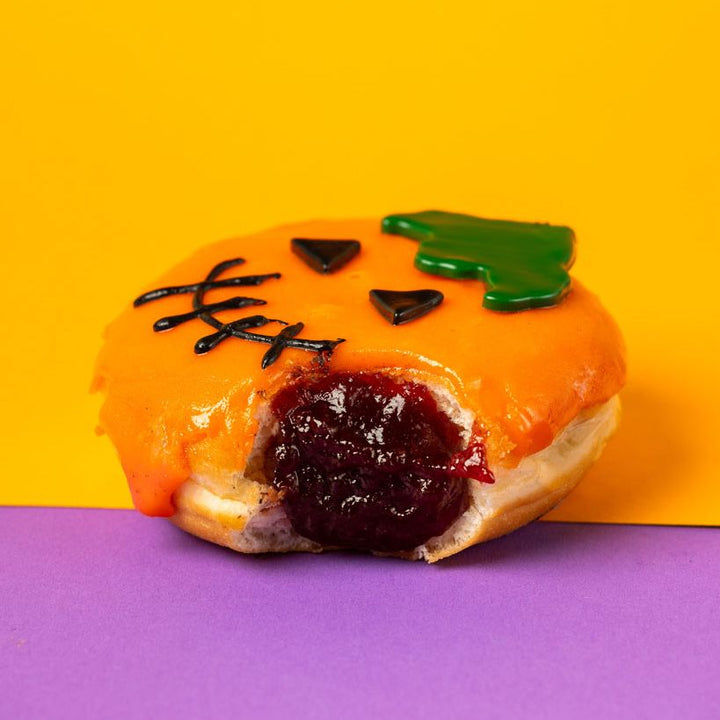 "Vegan Halloween" doughnut gift box