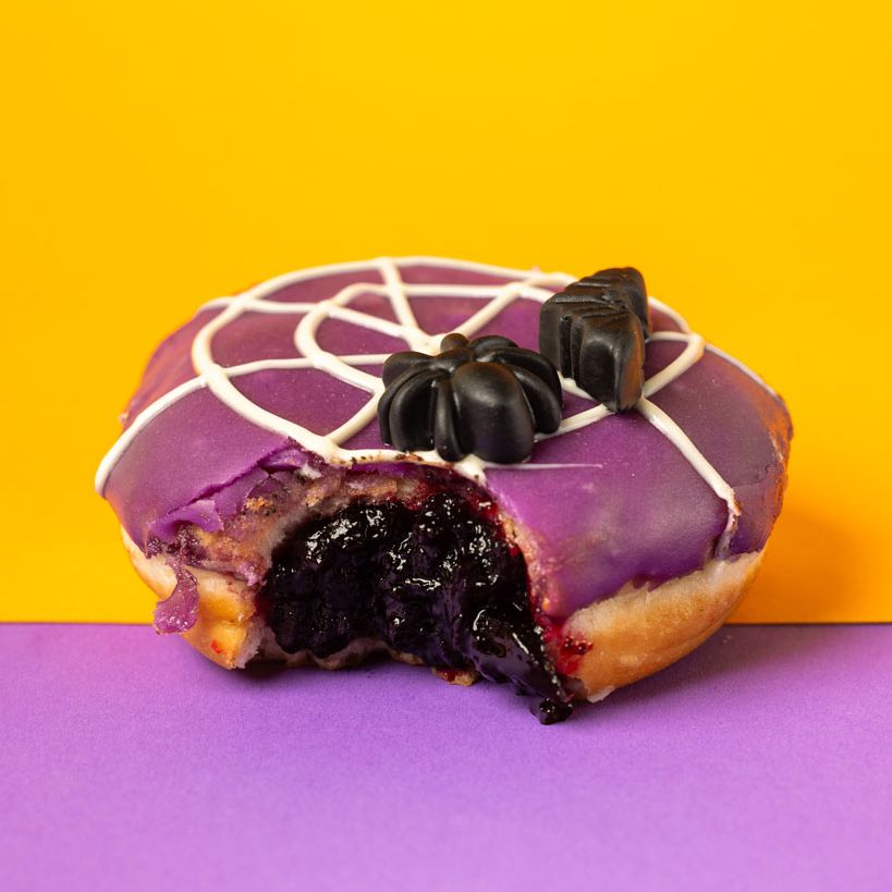 "Vegan Halloween" doughnut gift box