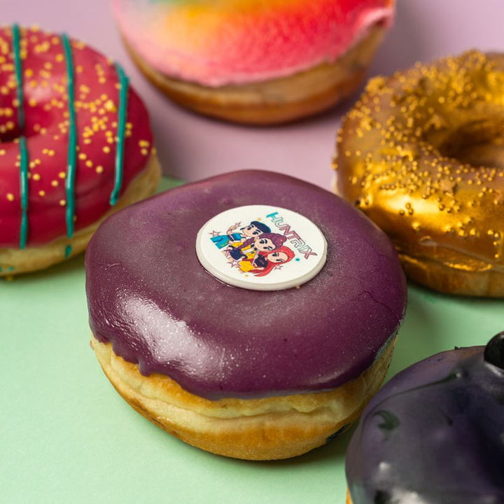 Caja regalo donut "Especial K-Pop" (vegano)