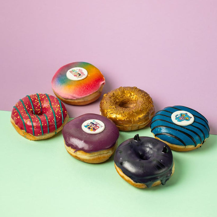 Caja regalo donut "Especial K-Pop" (vegano)
