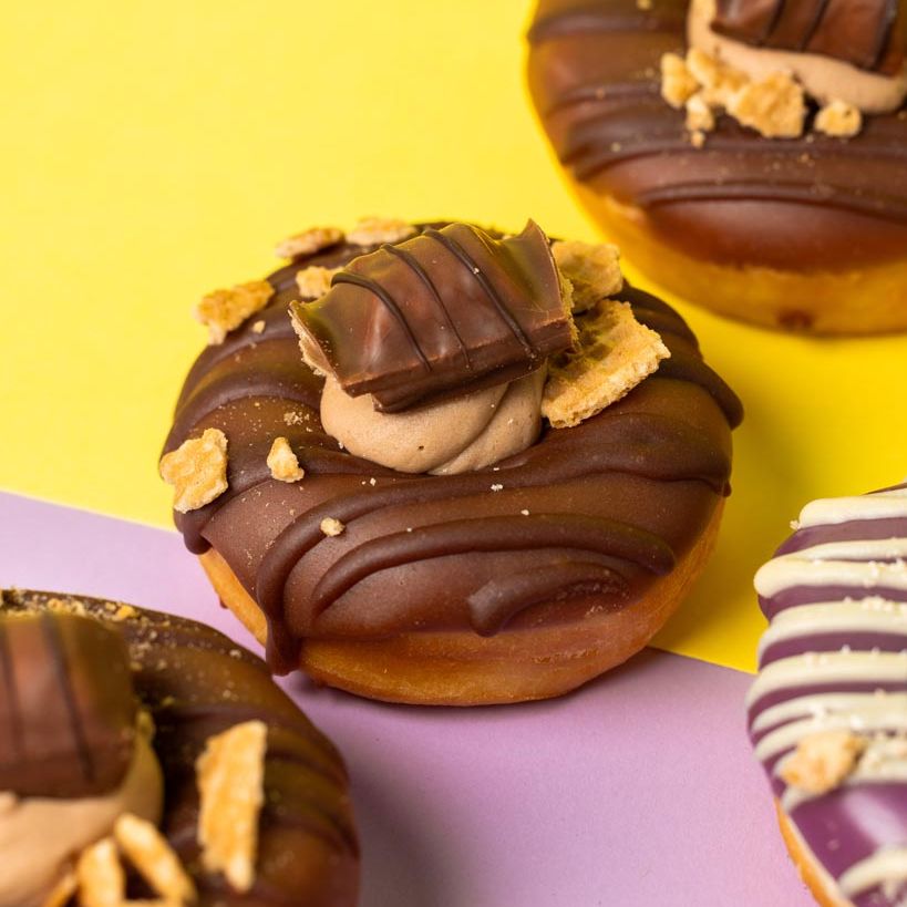 "Filled with Love" boîte cadeau mini donut