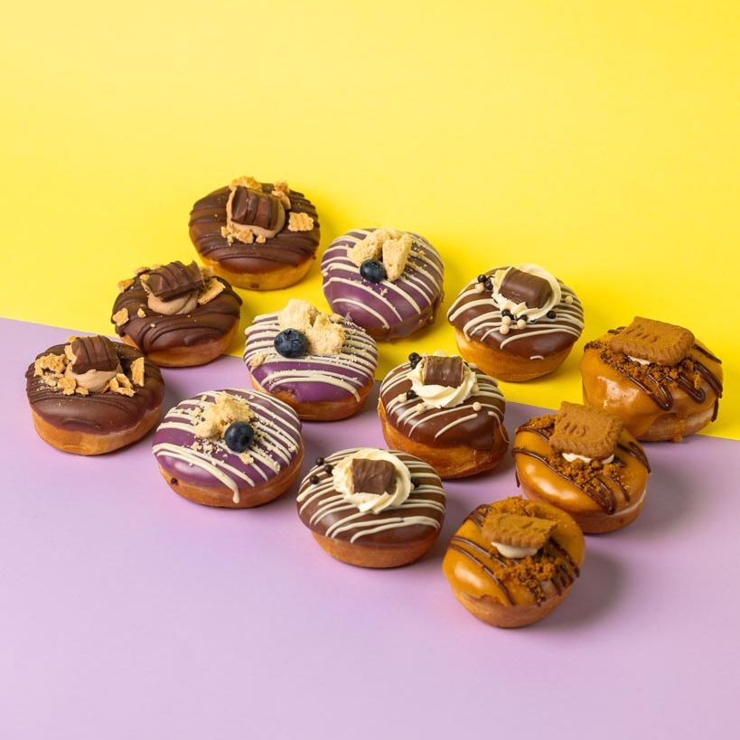 "Filled with Love" boîte cadeau mini donut