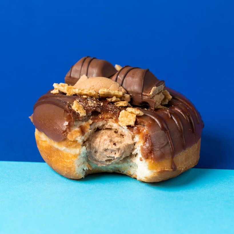 "Chocoholics" Caja regalo mini donuts